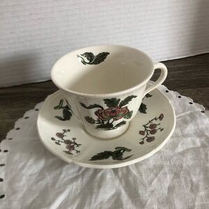 Vtg Wedgwood Mandarin Teacup and Saucer